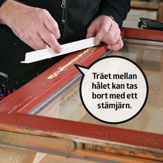 Spaltventil: Sätt på den utvändiga spaltventilen Spaltventil: Sätt på den utvändiga spaltventilen